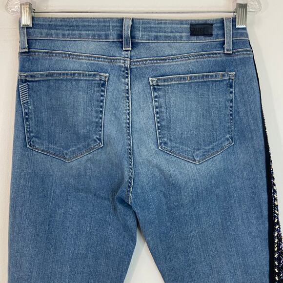 Paige Verdugo Ankle Paulinatux Embellished Jeans - Picture 9 of 9